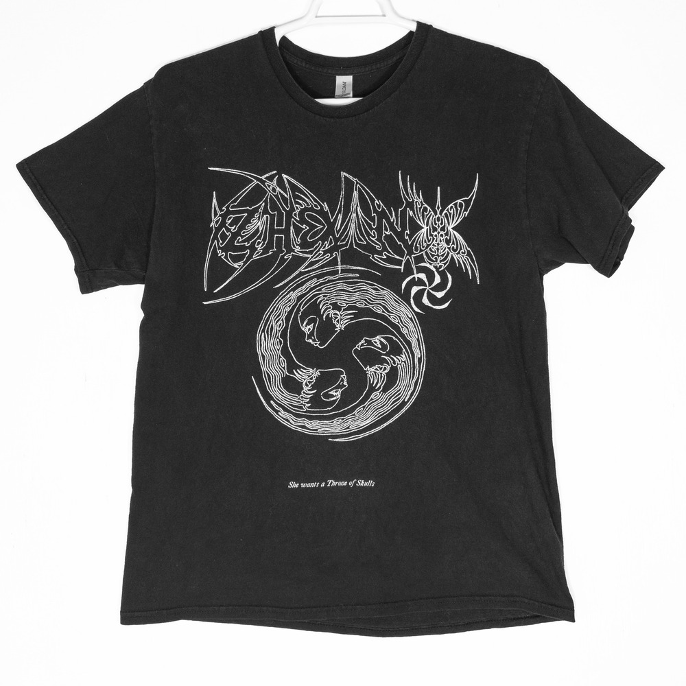 Zheani Folk "The Spiritual Meat Grinder" Merch Shirt Mens M Yin Yang Design